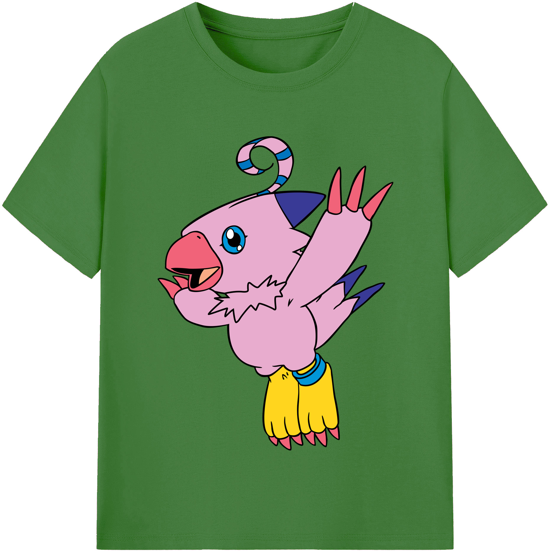 （画像用） Digimon デジタルモンスター/デジモン レディースカジュアルプリントTシャツ（綿100％）